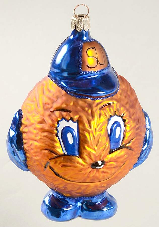 Glasscot Ornaments Syracuse Orangeman-Figure - No Box by Slavic Treasures-1
