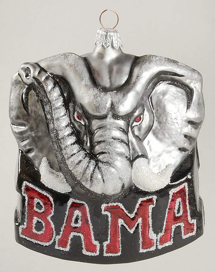 Glasscot Ornaments Alabama Crimson Tide-Head - No Box by Slavic Treasures-1