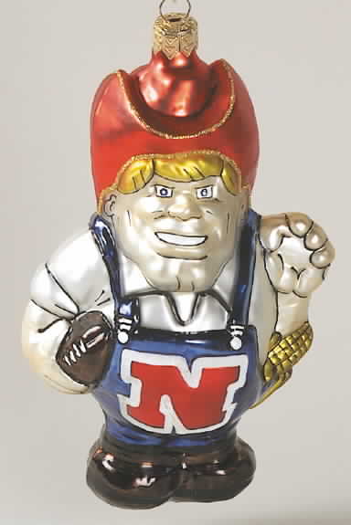 Glasscot Ornaments Nebraska Cornhuskers-Figure - Boxed by Slavic Treasures-1