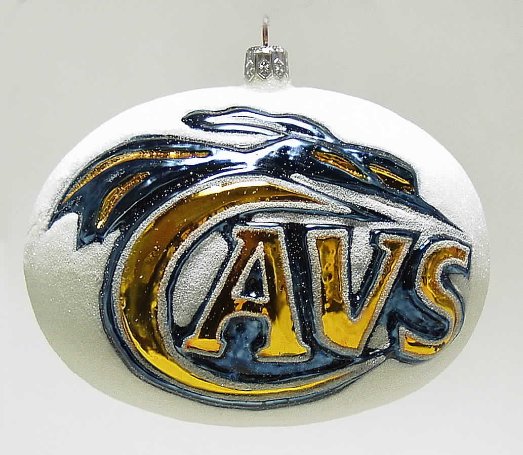Glasscot Ornaments Virginia Cavaliers-Disk - Boxed by Slavic Treasures-1