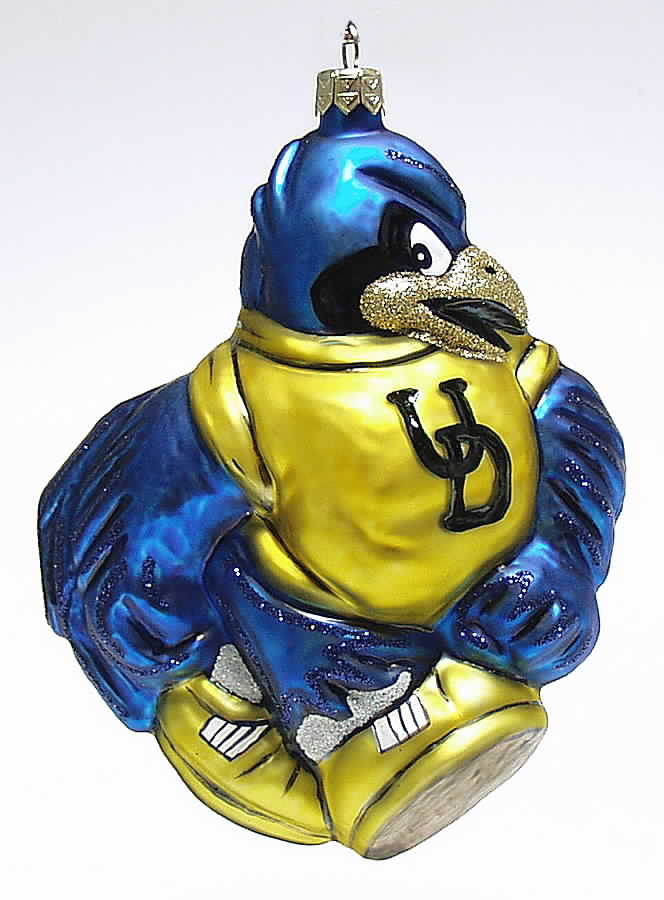 Glasscot Ornaments Delaware Blue Hens-Figure - No Box by Slavic Treasures-1