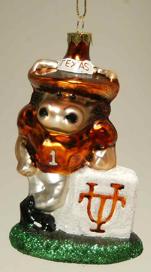 Glasscot Ornaments Texas Longhorns-Mascot - No Box by Slavic Treasures-1