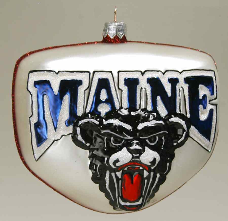 Glasscot Ornaments Maine Blackbears - Boxed by Slavic Treasures-1