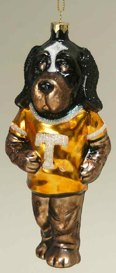 Glasscot Ornaments Tennessee Volunteers-Sideline Smokey - Boxed by Slavic Treasures-1