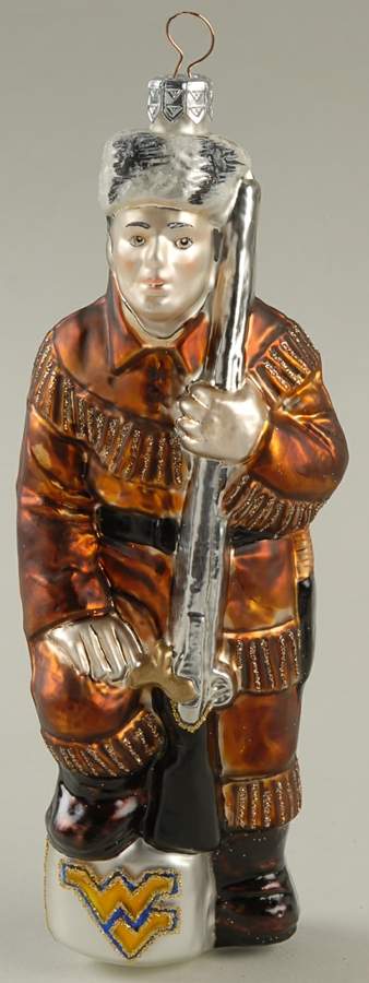 Glasscot Ornaments West Virginia Mountaineers-Figure - Boxed by Slavic Treasures-1