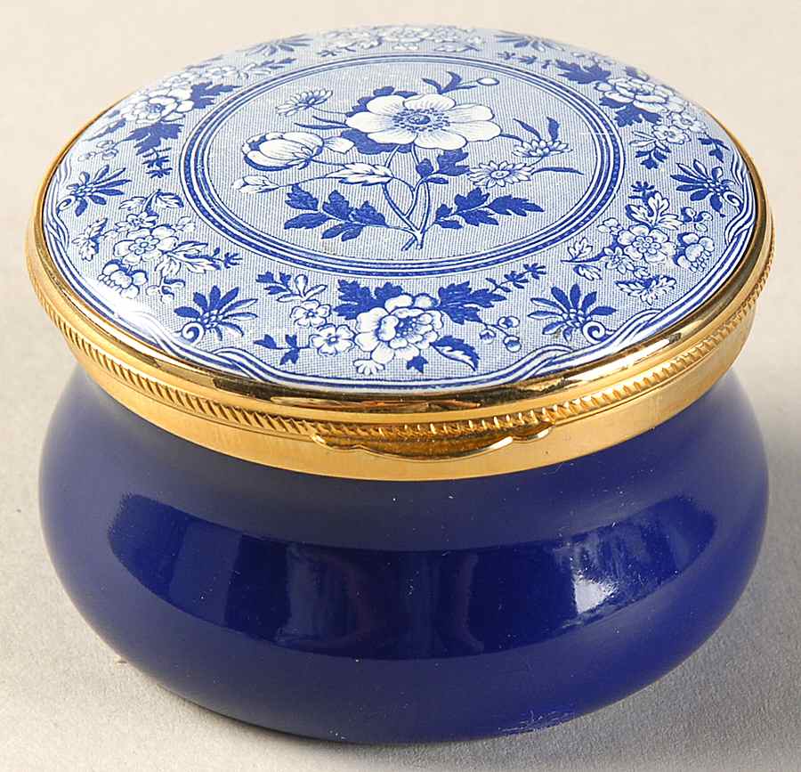 Spode Limoges-Enamel Box Botanical - Boxed by Spode-1