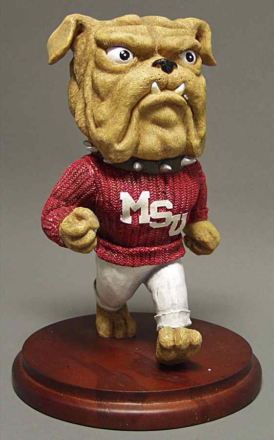 College and University Figurines Mississippi State Bulldogs - Boxed by Slavic Treasures-1