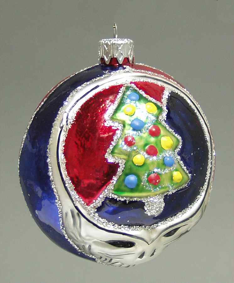 Grateful Glass-Ornament Steal Your...Tree - Boxed by Slavic Treasures-1