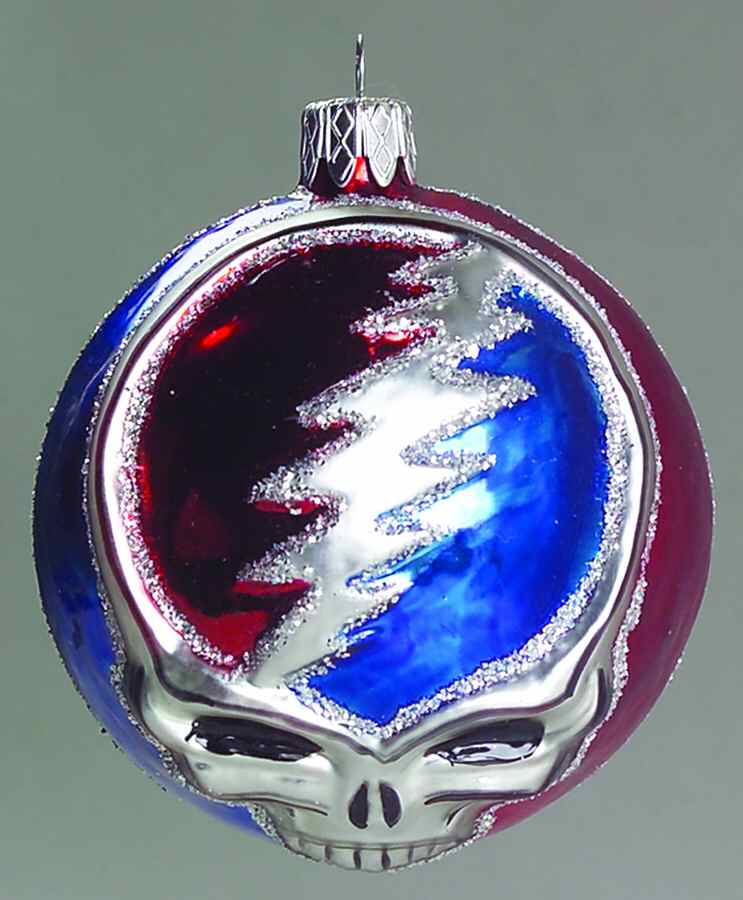 Grateful Glass-Ornament Steal Your Face - Boxed by Slavic Treasures-1