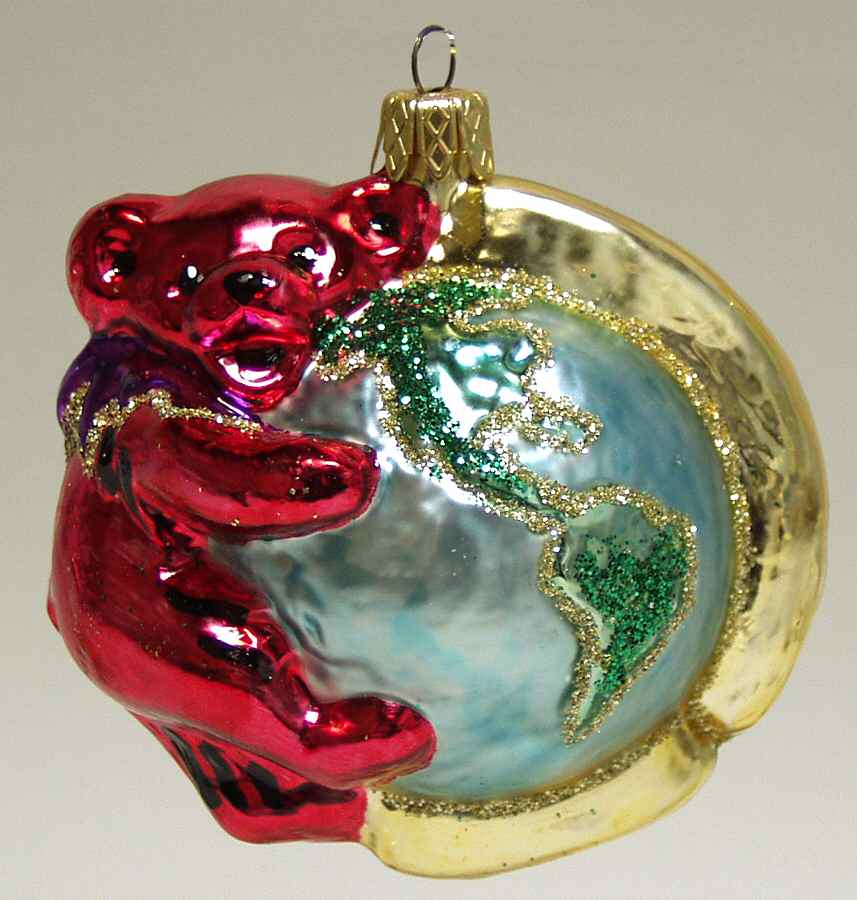 Grateful Glass-Ornament Love Our Earth - Boxed by Slavic Treasures-1