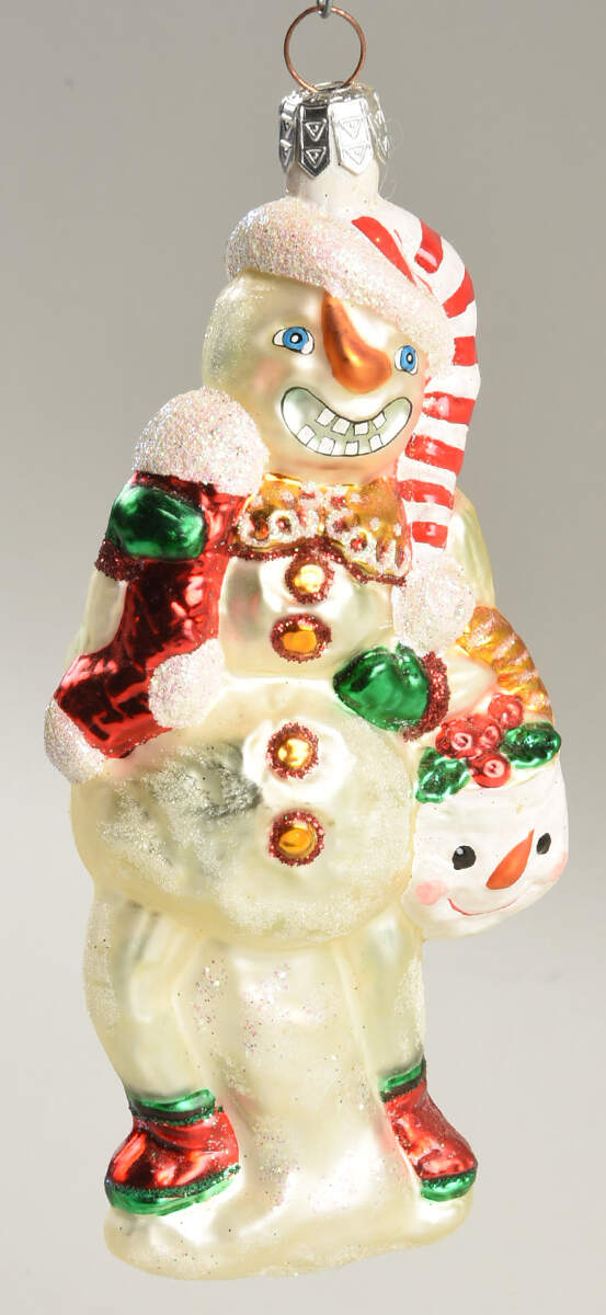 As Time Goes By Jolly Snowman - Boxed by Slavic Treasures-1