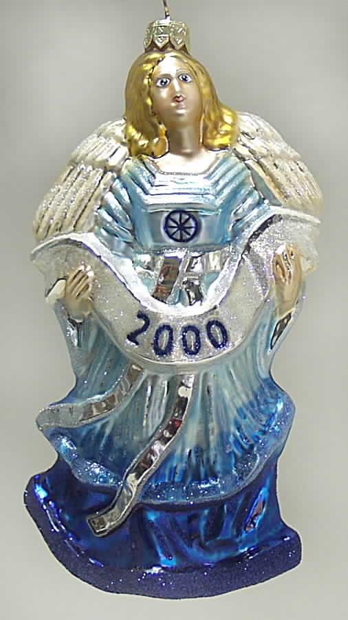 As Time Goes By Millennium Angel-Blue - Boxed by Slavic Treasures-1