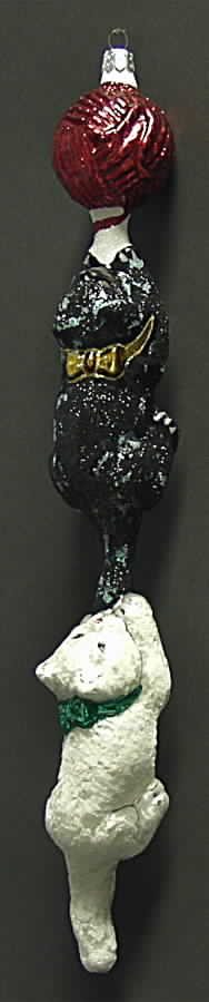 Christmas Canes Kitten Cane - No Box by Slavic Treasures-1