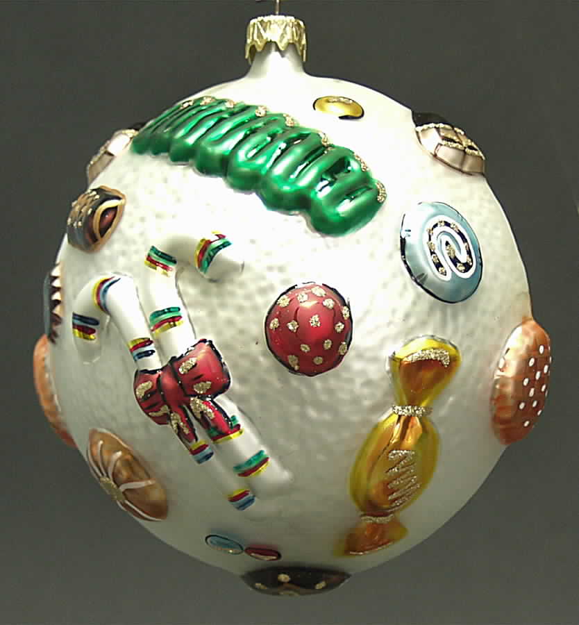 As Time Goes By Christmas Candy Ball - Boxed by Slavic Treasures-1