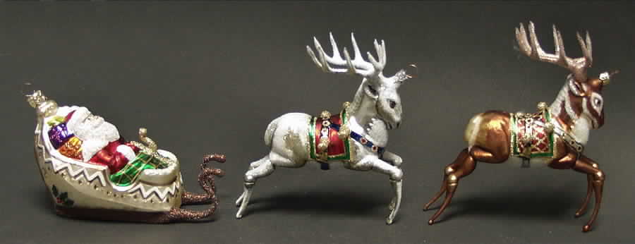 As Time Goes By Night Before Christmas 1-3 Pce Set - With Box by Slavic Treasures-1