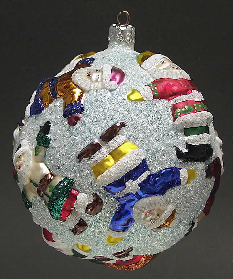 As Time Goes By Bunches Of Santa Ball-99 - Boxed by Slavic Treasures-1