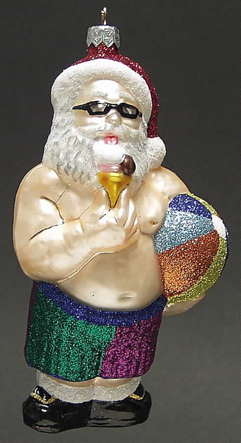As Time Goes By Seaside Santa - Boxed by Slavic Treasures-1