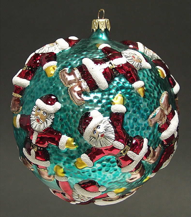 As Time Goes By Bunches Of Santa Ball - Boxed by Slavic Treasures-1