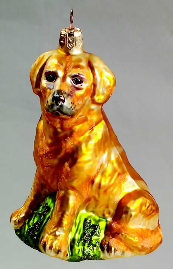As Time Goes By Yellow Lab-Full Body - Boxed by Slavic Treasures-1