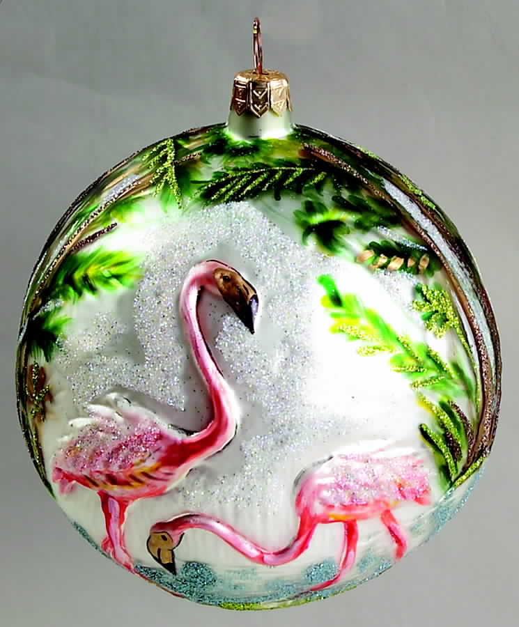 As Time Goes By Flamingo Ball-2000 - No Box by Slavic Treasures-1