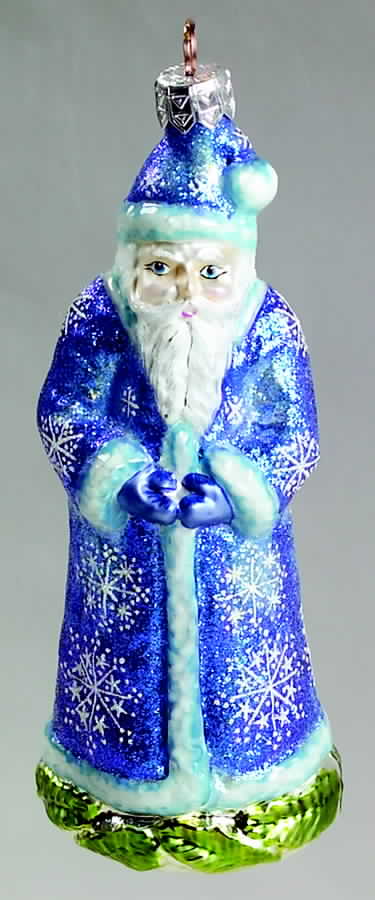As Time Goes By Serene Santa-Blue Snowflake - No Box by Slavic Treasures-1