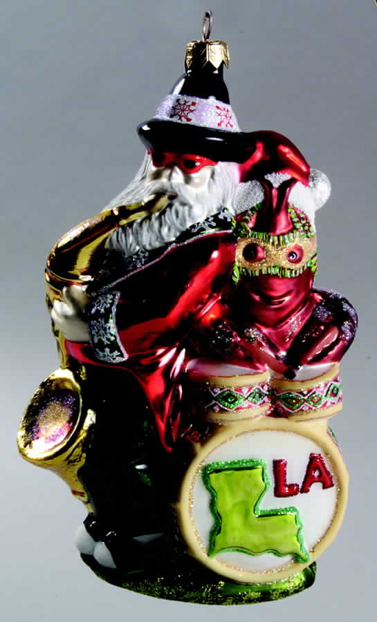 As Time Goes By Santa-Louisiana - Boxed by Slavic Treasures-1