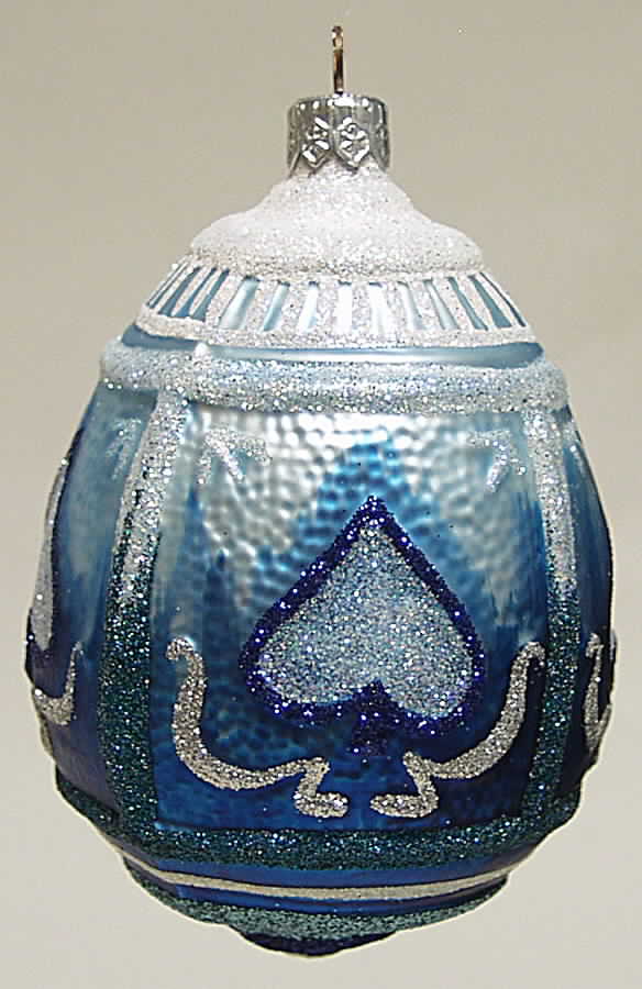 As Time Goes By Winter Egg - Boxed by Slavic Treasures-1