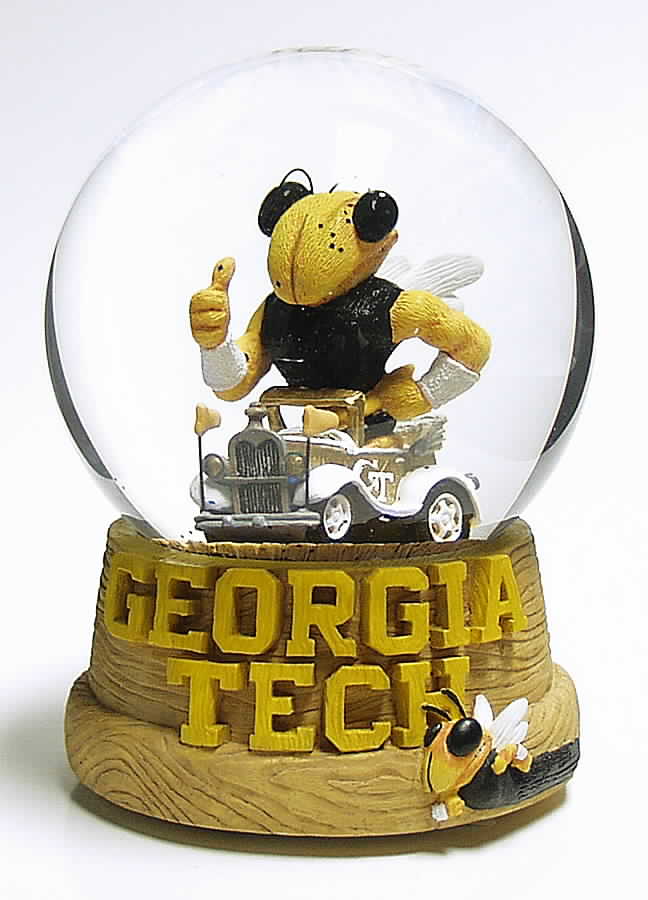 Collegiate Snowglobes Georgia Tech Yellow Jackets - No Box by Slavic Treasures-1
