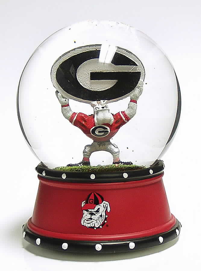Collegiate Snowglobes Georgia Bulldogs Ii - Boxed by Slavic Treasures-1