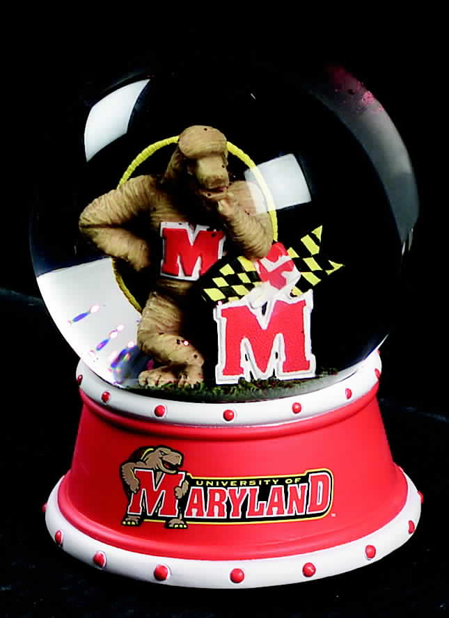 Collegiate Snowglobes Maryland Terrapins Ii - Boxed by Slavic Treasures-1