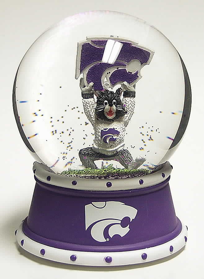 Collegiate Snowglobes Kansas State Wildcats Ii - No Box by Slavic Treasures-1
