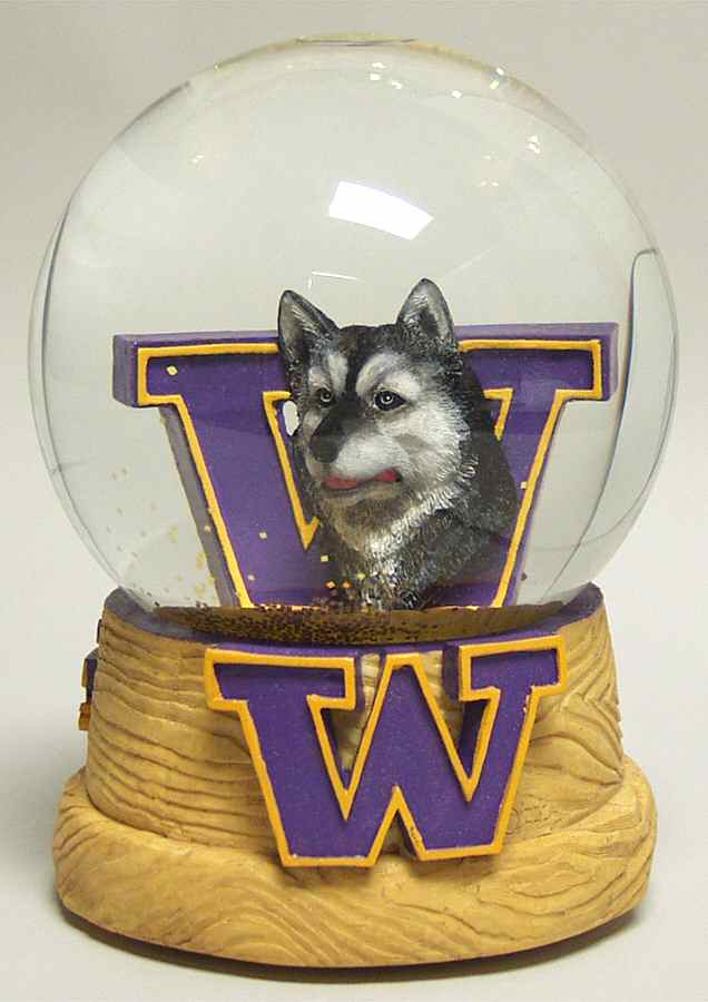 Collegiate Snowglobes Washington Huskies - No Box by Slavic Treasures-1