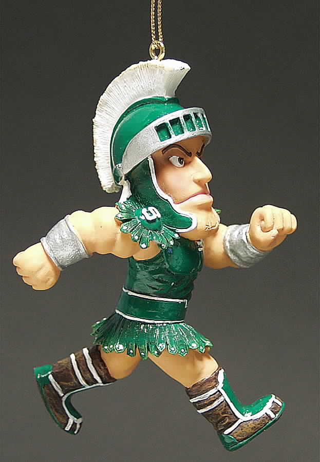 Collegiate Resin Ornaments Michigan State Spartans - No Box by Slavic Treasures-1