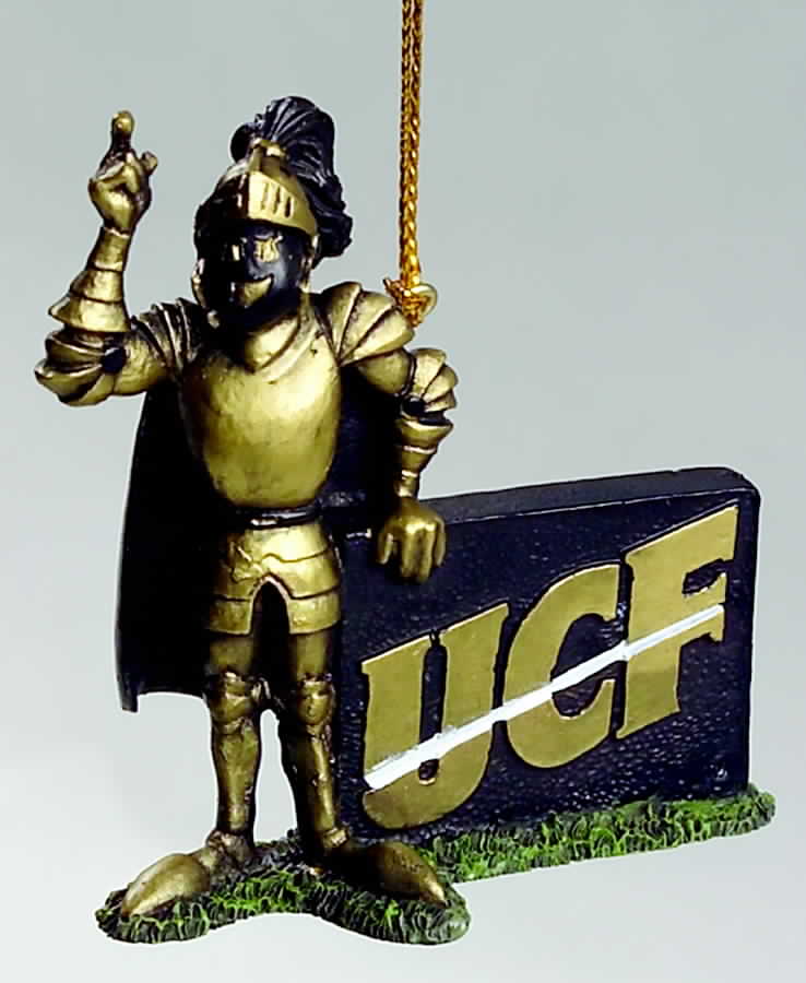 Collegiate Resin Ornaments Central Florida Golden Knights - No Box by Slavic Treasures-1