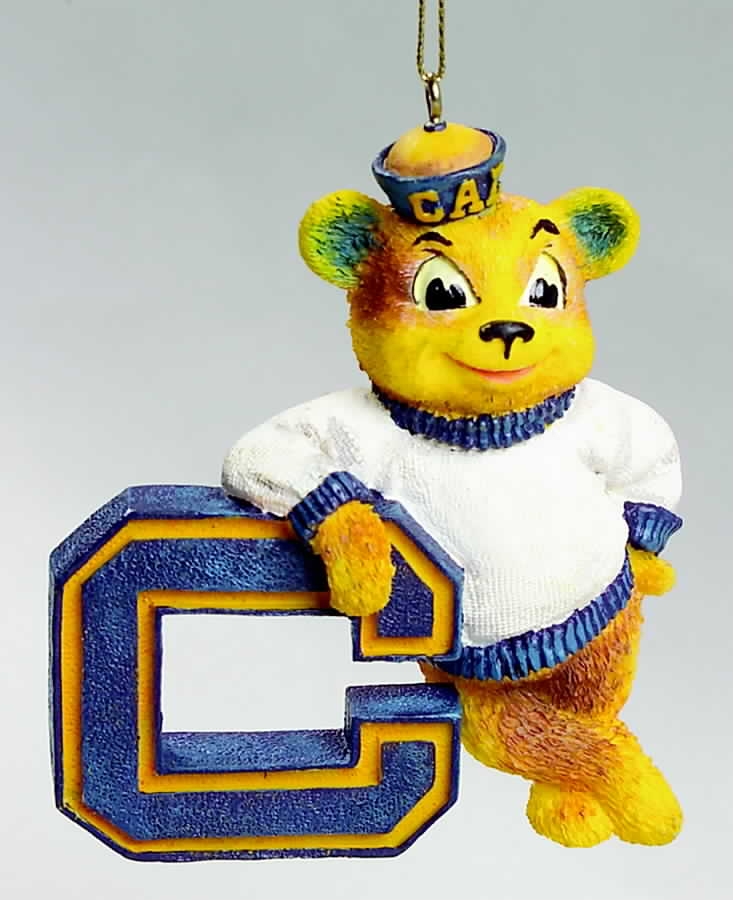 Collegiate Resin Ornaments California Bears - Boxed by Slavic Treasures-1