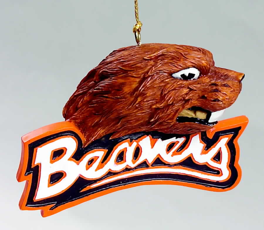 Collegiate Resin Ornaments Oregon State Beavers - Boxed by Slavic Treasures-1