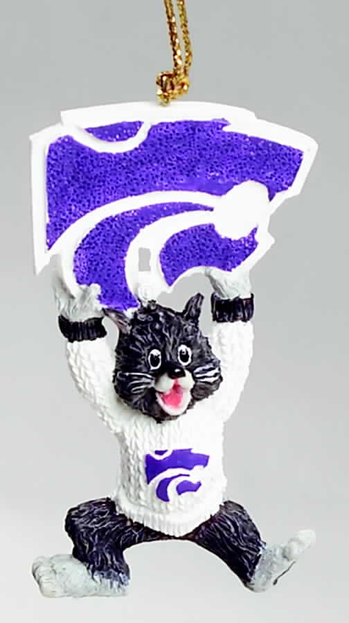 Collegiate Resin Ornaments Kansas State Wildcats - Boxed by Slavic Treasures-1