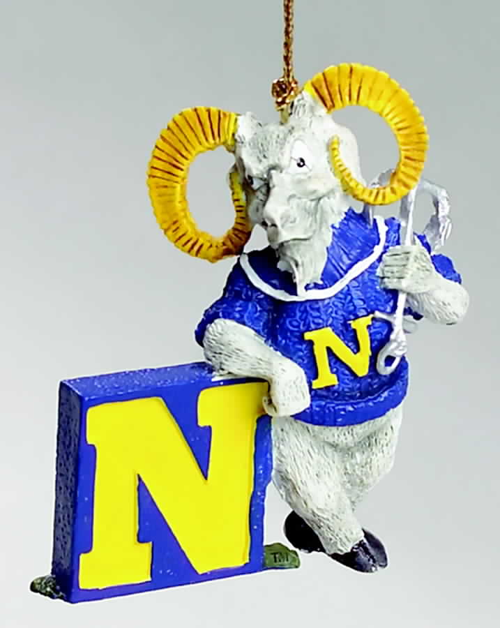 Collegiate Resin Ornaments Naval Academy Midshipmen - Boxed by Slavic Treasures-1
