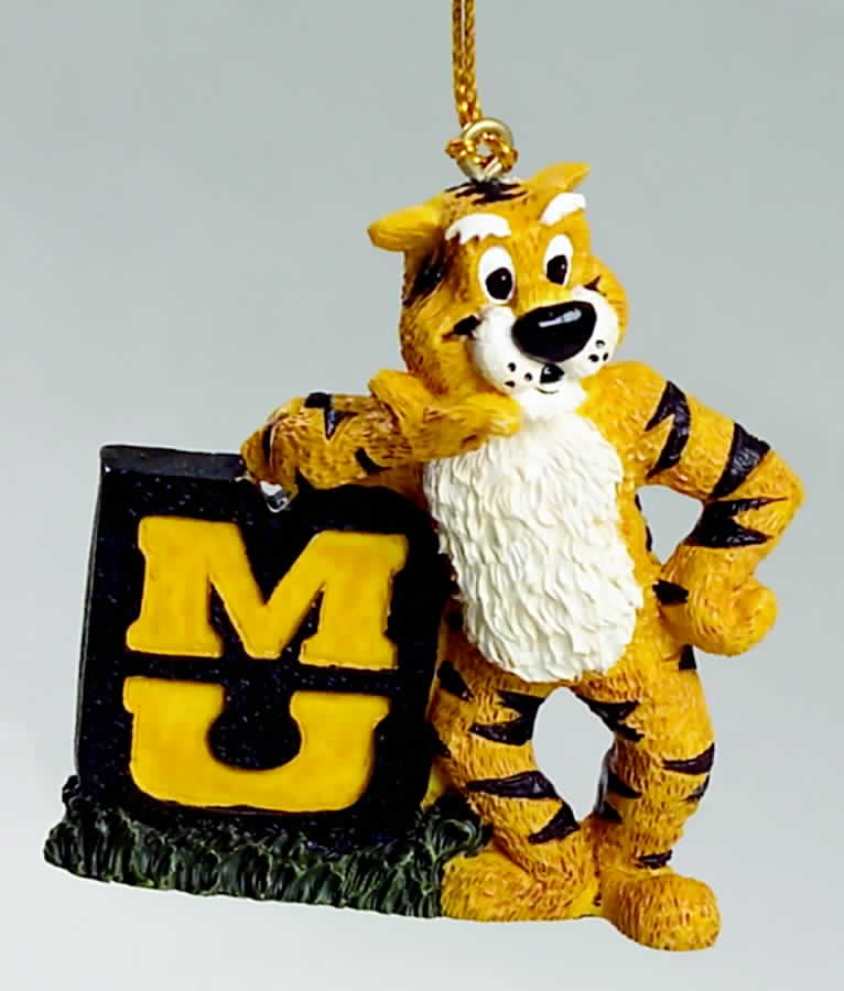 Collegiate Resin Ornaments Missouri Tigers - No Box by Slavic Treasures-1