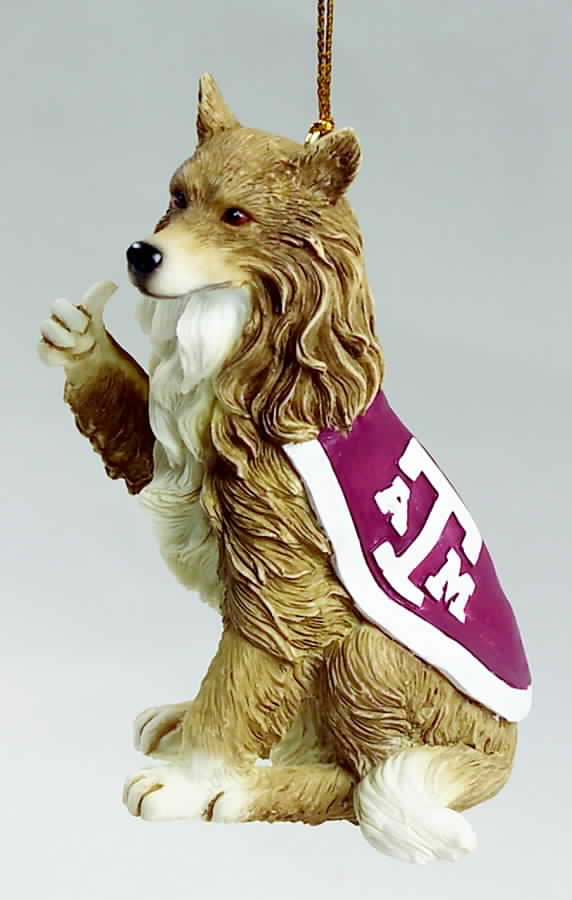 Collegiate Resin Ornaments Texas A & M Aggies - No Box by Slavic Treasures-1