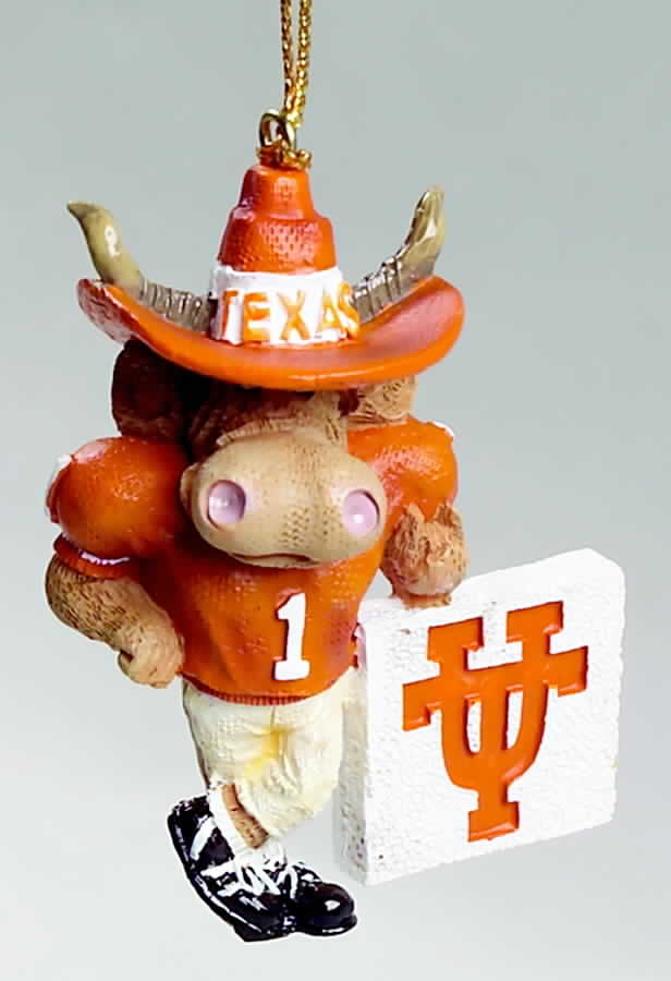 Collegiate Resin Ornaments Texas Longhorns - Boxed by Slavic Treasures-1