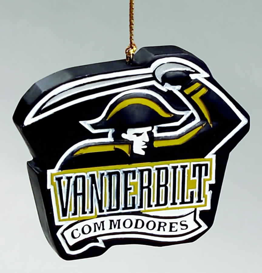 Collegiate Resin Ornaments Vanderbilt Commodores - No Box by Slavic Treasures-1