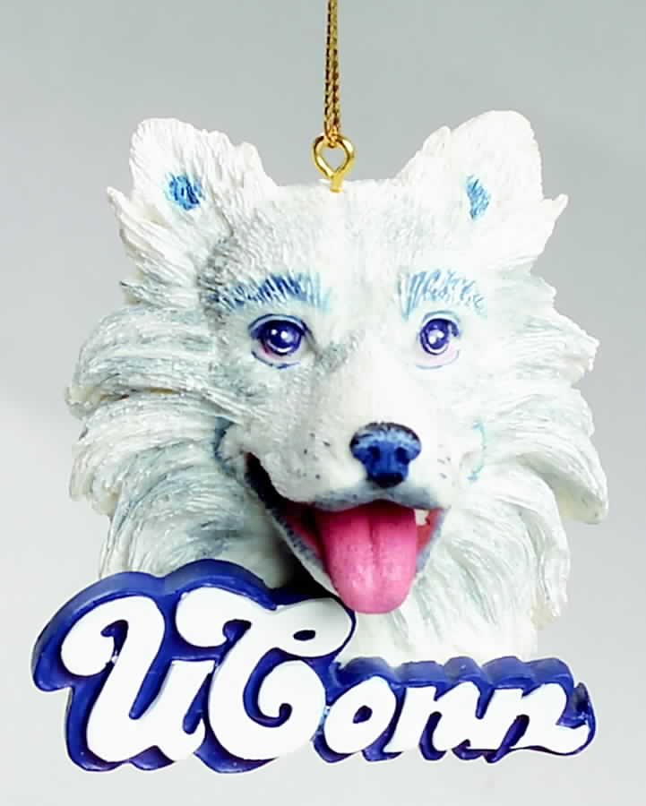 Collegiate Resin Ornaments Connecticut Huskies - No Box by Slavic Treasures-1