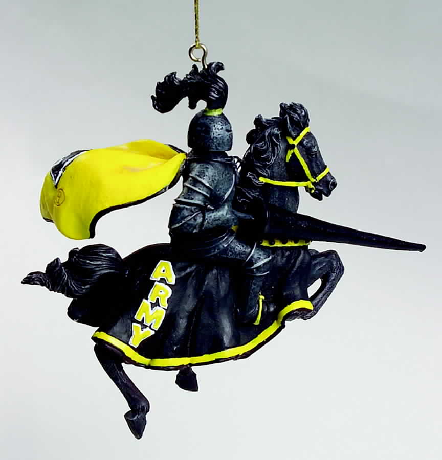 Collegiate Resin Ornaments Army Black Knights - No Box by Slavic Treasures-1