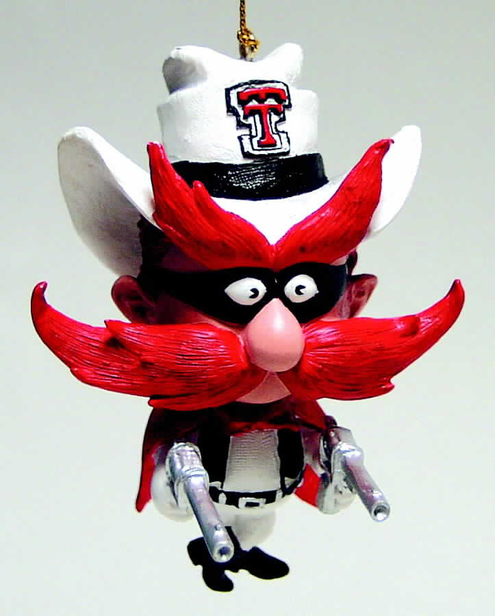 Collegiate Resin Ornaments Texas Tech Red Raiders - Boxed by Slavic Treasures-1