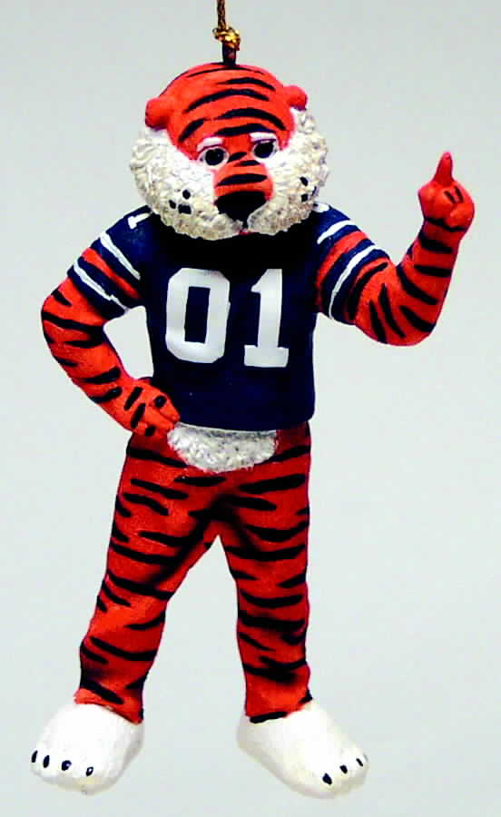 Collegiate Resin Ornaments Auburn Tigers - Boxed by Slavic Treasures-1