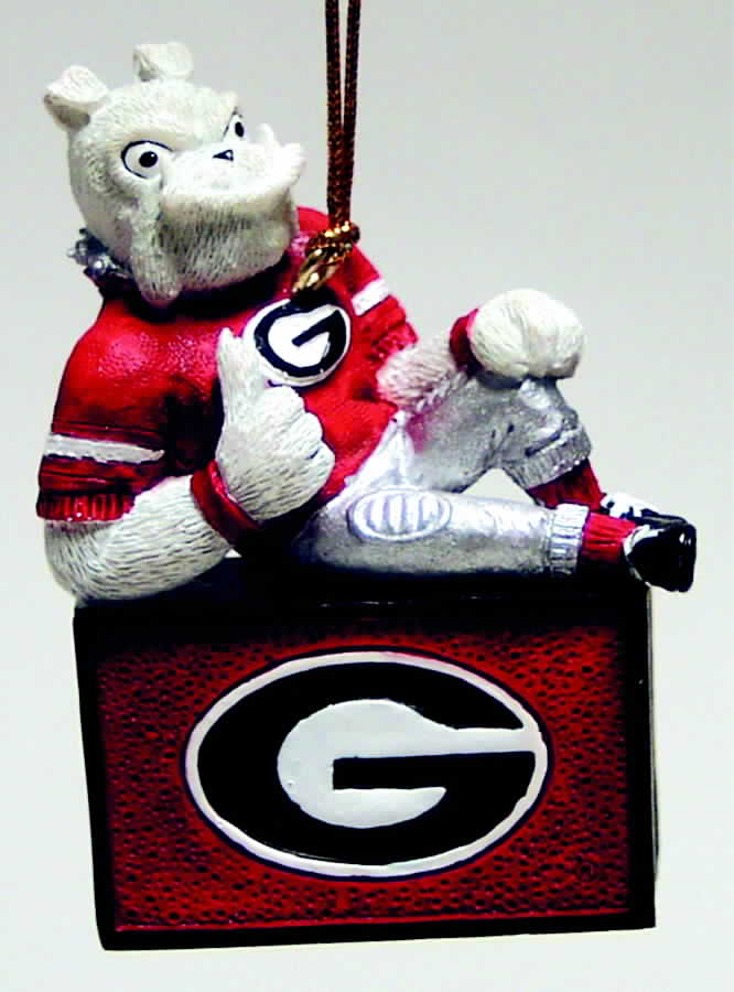 Collegiate Resin Ornaments Georgia Bulldogs - Boxed by Slavic Treasures-1