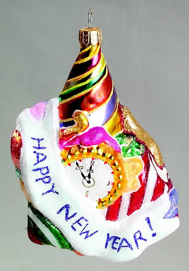 Asian Treasures-Ornament Happy New Year - Boxed by Slavic Treasures-1