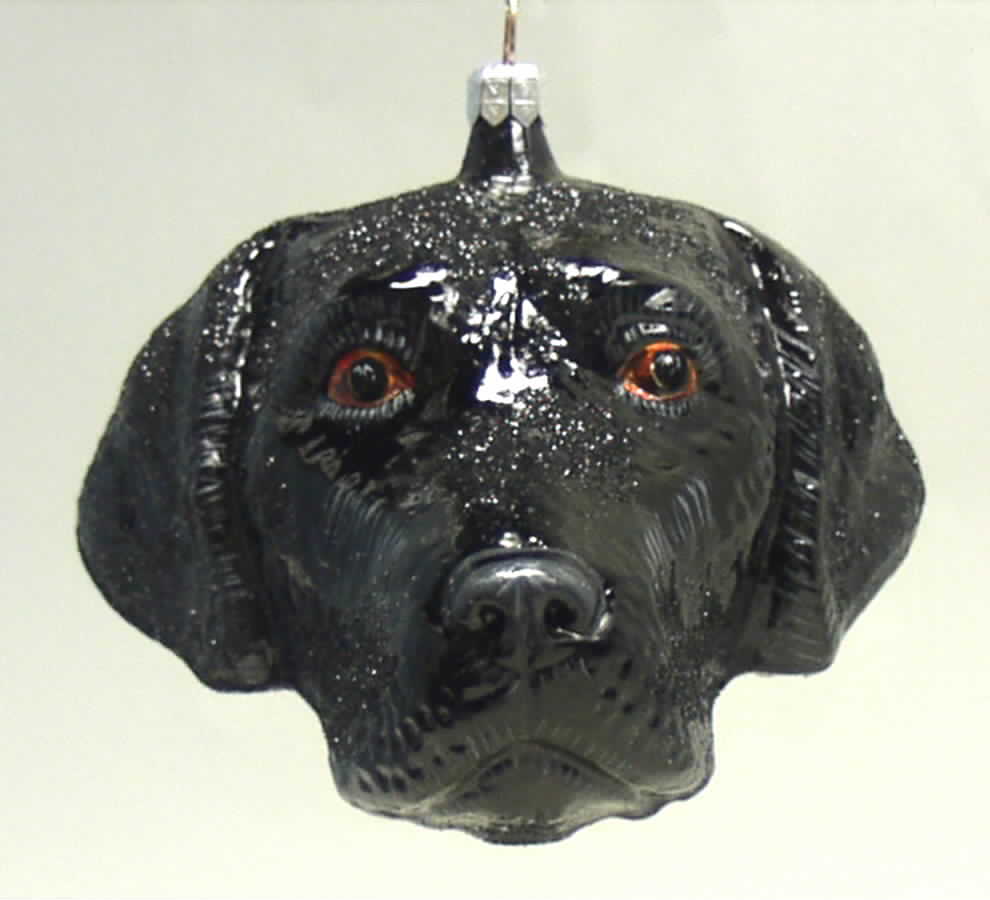 Dog Breed Ornaments Black Lab - No Box by Slavic Treasures-1