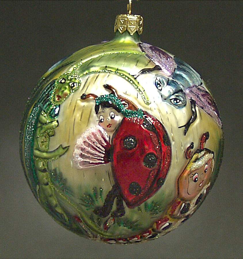 Floral Elegance Ornament Don't Bug Me - No Box by Slavic Treasures-1